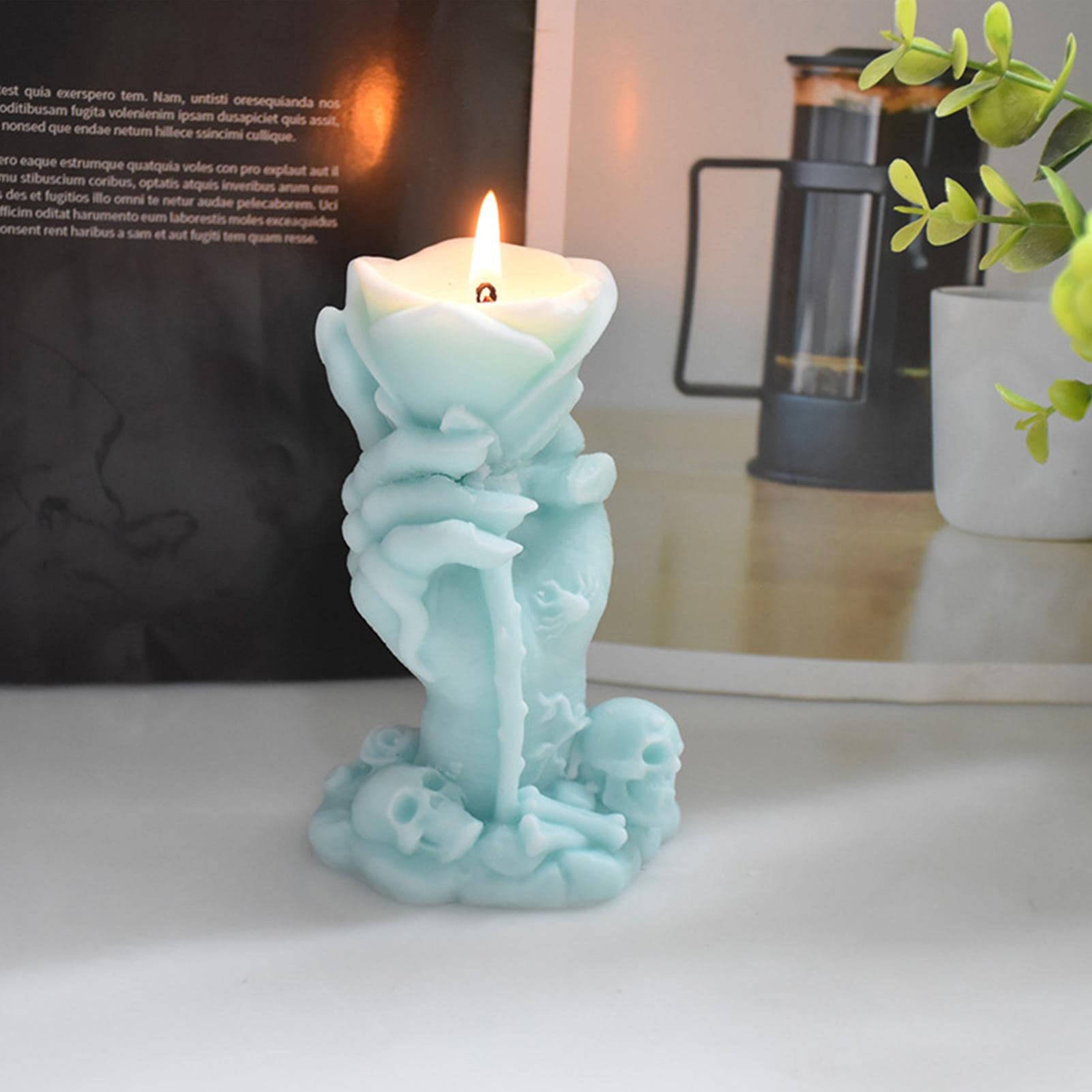 NICEME DIY Powder Candle Making Kit - 2.5kg Natural Beaded Wax Sand, Refillable, Self-Extinguishing - View #7