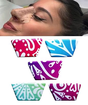 Aluminum Nasal Splints, External Nose Support Protector for Rhinoplasty Septoplasty, Nose Brace Fracture, ENT, Orthopedic Immobilization, Random Pattern M