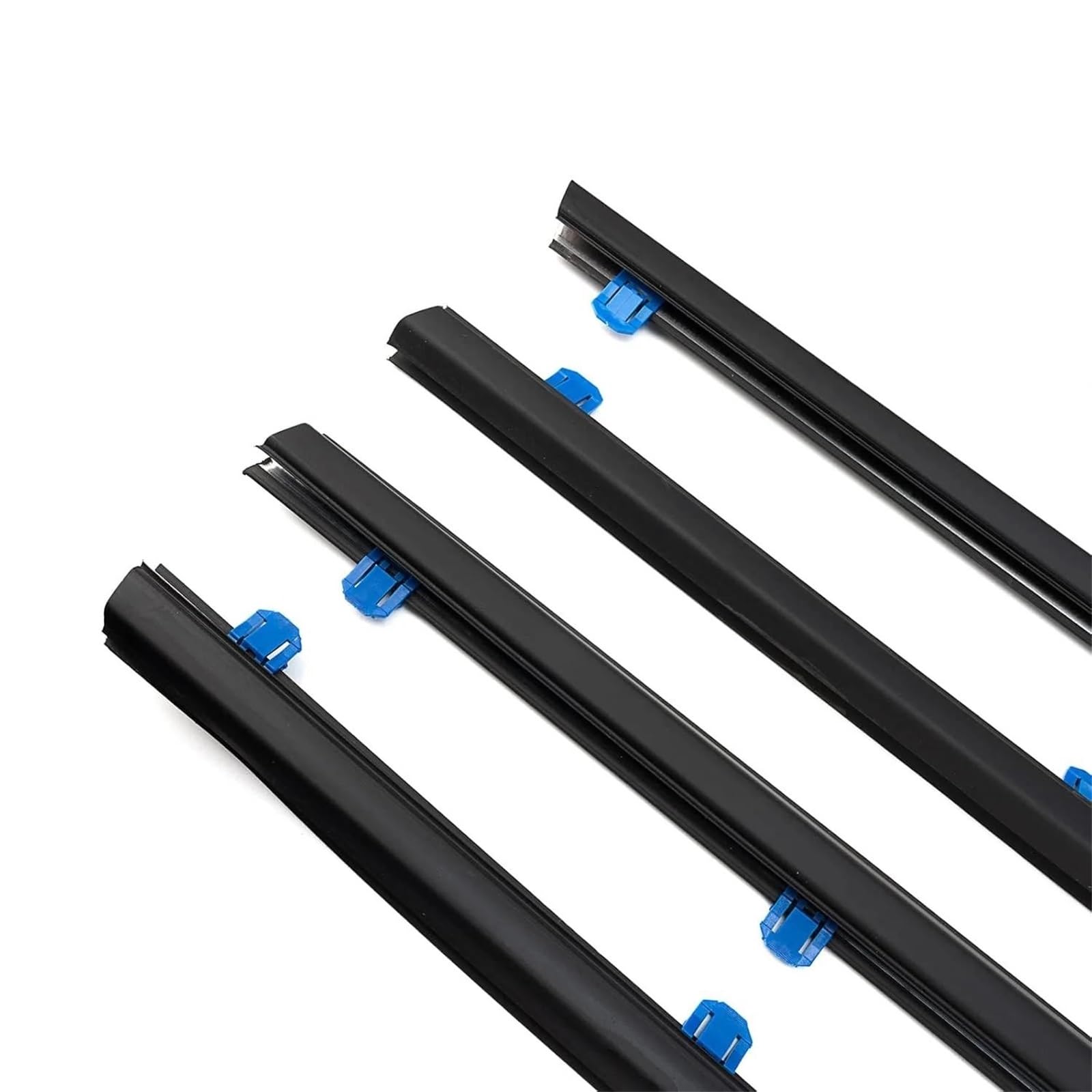 Ujnheq Color 2012-2015 4Pcs Car Window Glass Rubber Seal Moulding Trim For Civic 2006-2021 Insulation Seal(Color 2012-2015)