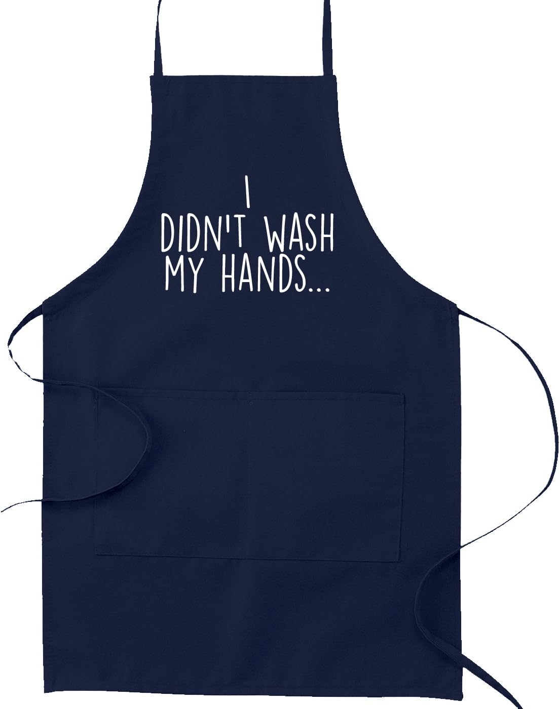 Decal Serpent I Didn't Wash My Hands Funny Parody Cooking Baking Kitchen Apron - Forest Green