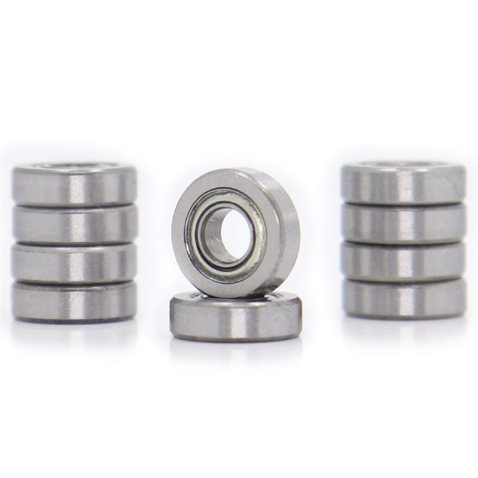 HYUJNAFZR Power Transmission Products MR104ZZW3 Bearing ABEC-1 4x10x3mm Miniature Ball Bearings MR104 ZZ WML4010ZZ L-1040X2ZZ W3 10PCS Ball Bearings