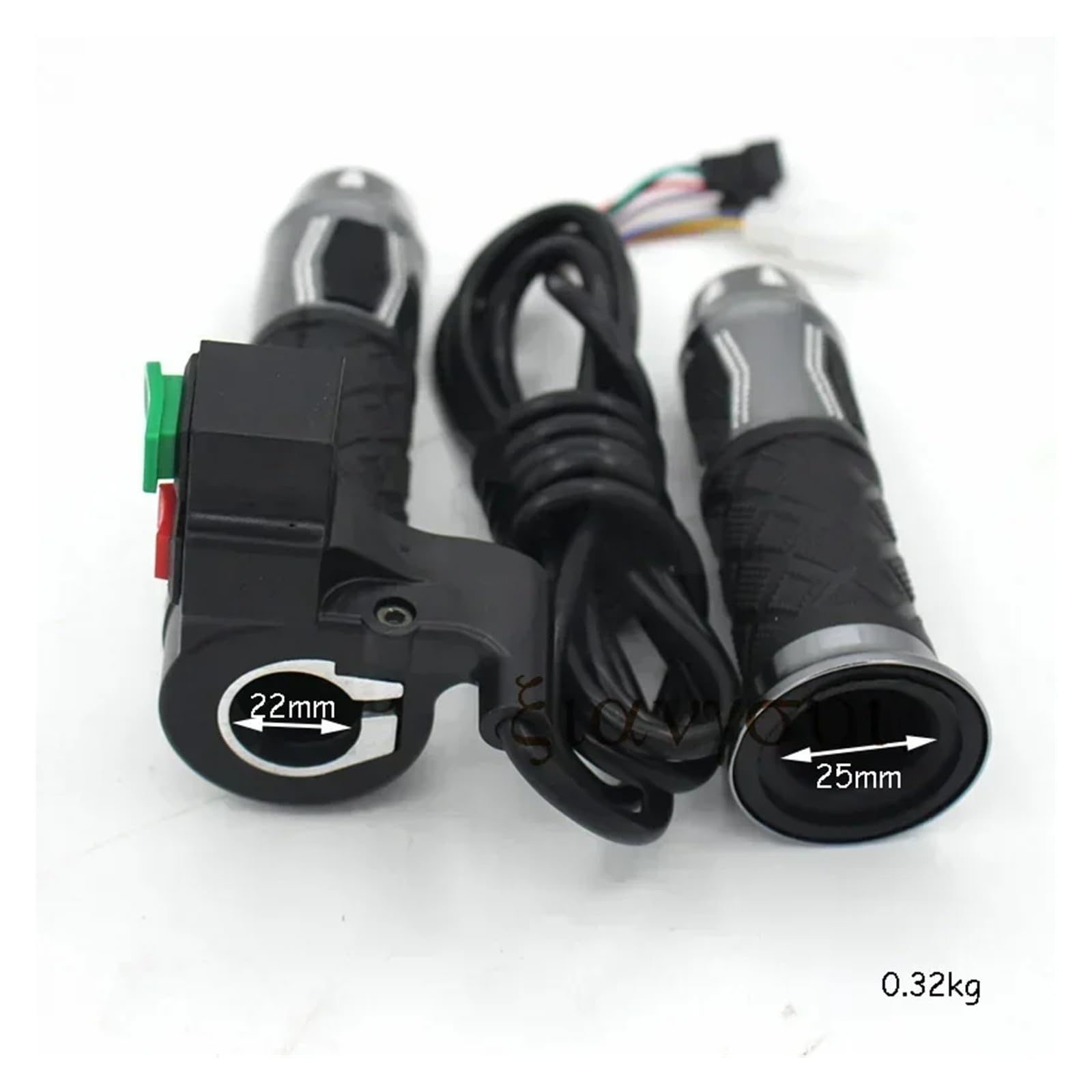 Poignées de Guidon universelles 12 V-72 V, accélérateur à Trois Vitesses for Scooter électrique et vélo(A)