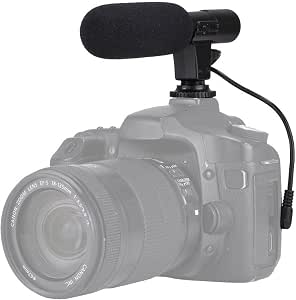 Acuvar Mini Shotgun Microphone for Camera & Smartphone