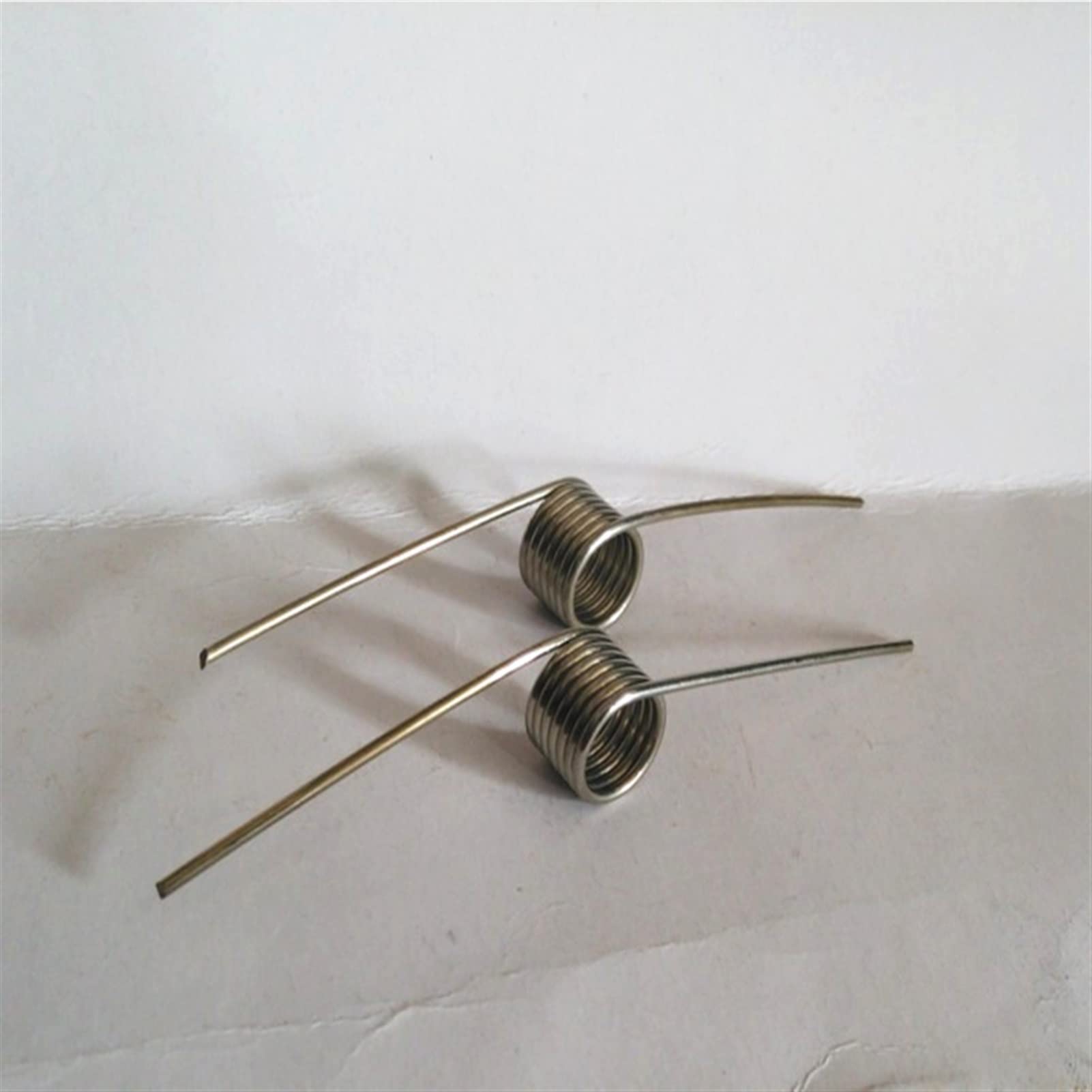 Ballestas, Resorte Zixinz de acero inoxidable, resorte helicoidal torsión, 1,5 mm diámetro alambre, 13, exterior, paquete 10, buena flexibilidad(1.5x13.5x75mm)