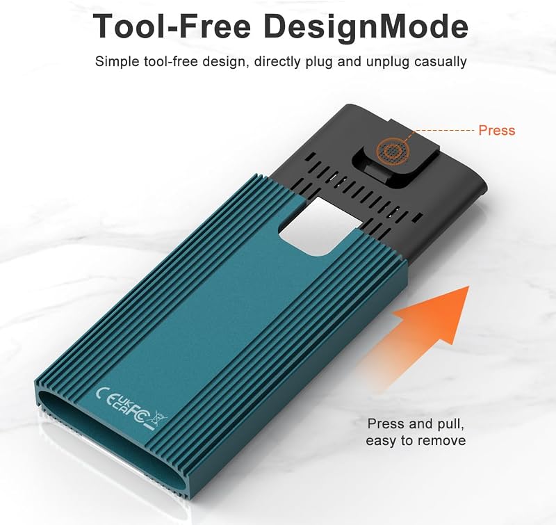ISHEEP RAID M.2 NVMe Dupla SSD Ház USB 3.2 Gen2 Type-C Adapterrel, PM/RAID0/RAID1/LARGE Módokkal K2022R