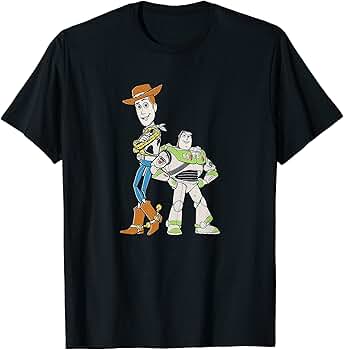 【XLサイズ】weber ディズニー　トイストーリー　Tシャツ　ウッディ　バズ weber / トイ・ストーリー カプセルコレクション] ウッディ&バズ