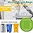 SWIHELP Medium Garbage Bags 8 Gallon /30 Liter Trash Bags Wastebasket Bin Liners Plastic Trash Bags for Bathroom Bedroom Office Trash Can 220 Count