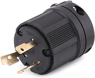 L6-30P/ L6-30R 30A 250V 3 Wire Lock Plug Lock Electrical Plug Connector ( L6-30P-Male Plug)