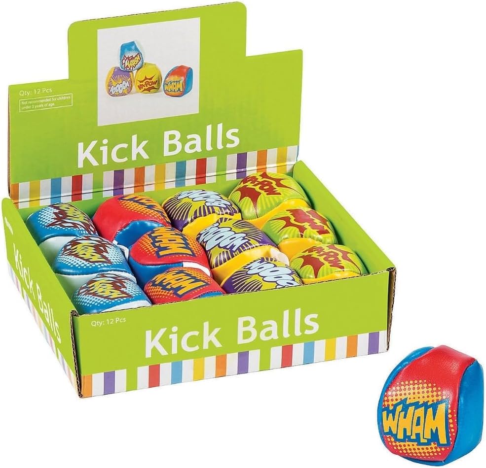Fun Express Action Packed Kick Ball | DIY Craft Kit for Kids – Fun Creative Activity for Parties & Groups