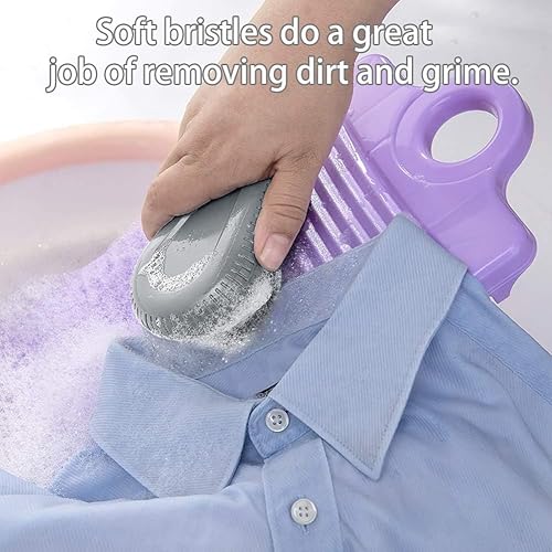Miniatura 2 de Cepillo de limpieza para alfombras de lavandería, cepillo de limpieza de alfombras, cepillo de lavandería para manchas en la ropa, cepillos de