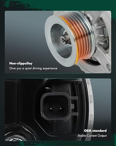 Miniatura 4 de SCITOO Alternador para alternadores 11240 apto para Chrysler para Aspen 2007 para Dodge para Durango 2007 para Dodge para Nitro 2007-2010 para Dodge