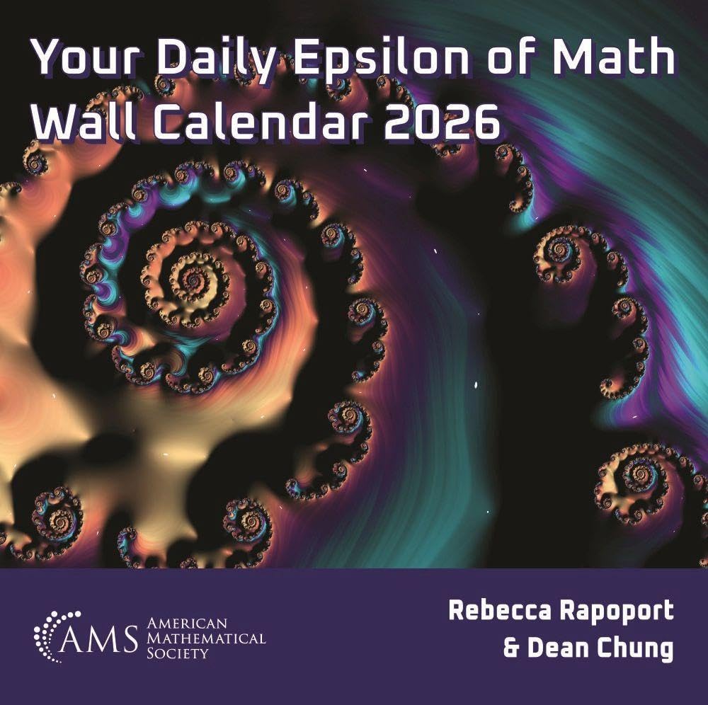 Your Daily Epsilon of Math Wall Calendar 2026 (Miscellaneous Books)
