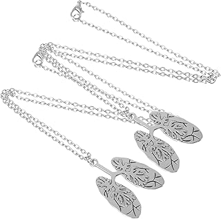 VILLFUL Presentes Para Meninas 2 Peças De Colar Visceral De Joias De Corrente De Pescoço Colar De Amuleto De Pulmão Joias Femininas Colares De Joias Para Meninas Colar De Pulmões Humanos