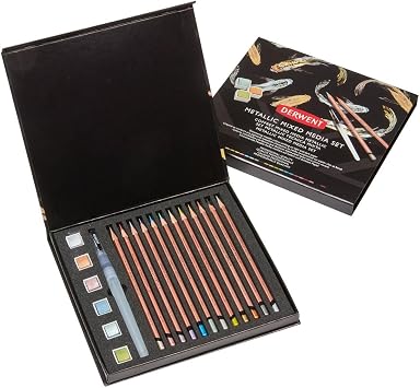 Derwent Metallic Mixed Media, 18 Pack 2305948