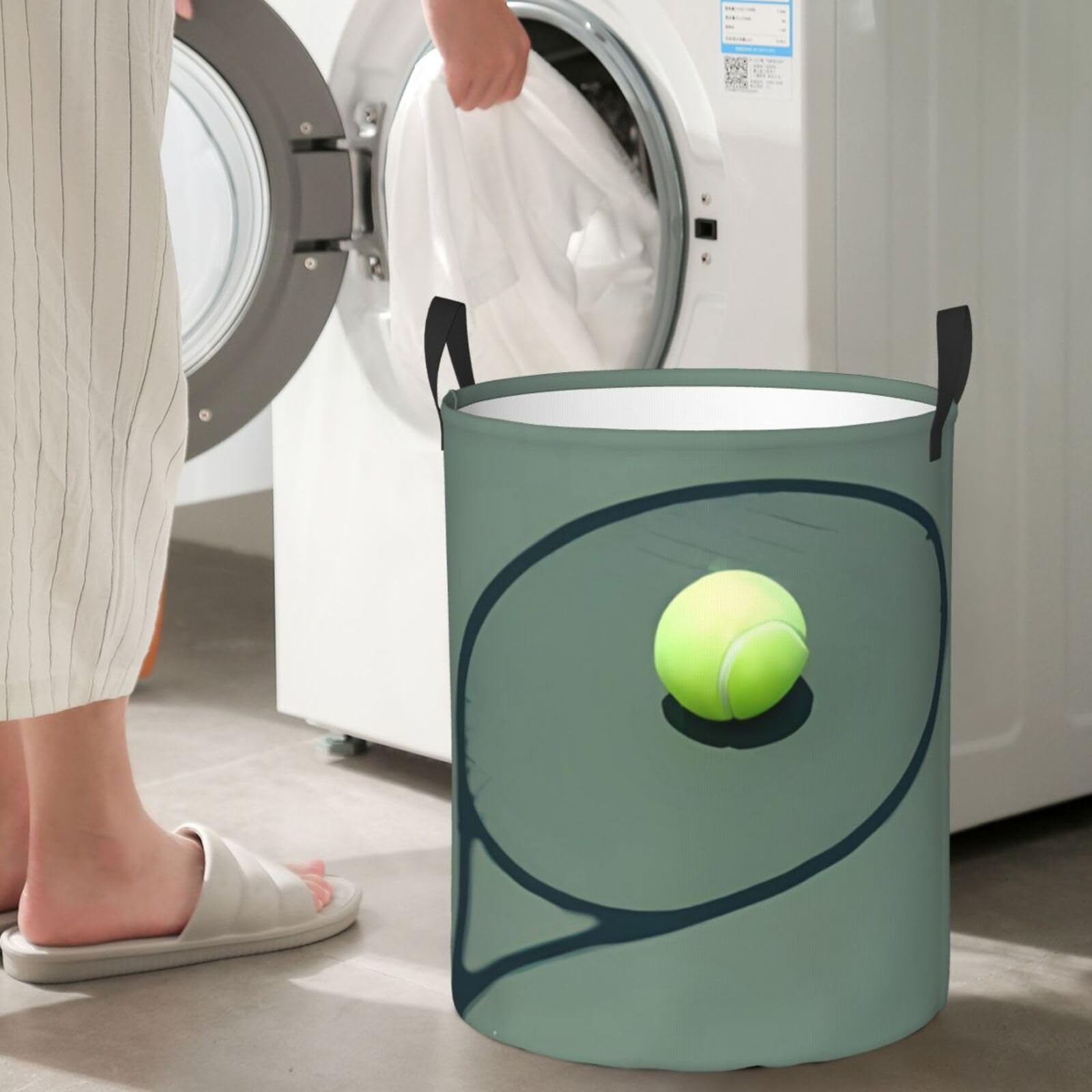 AYCZN Panier à Linge De Basket-ball Résistant Au Feu Et à L'eau, Panier à Linge Pliable, Sac à Linge étanche, Panier à Linge Sale Pour Dortoir, Chambre à Coucher