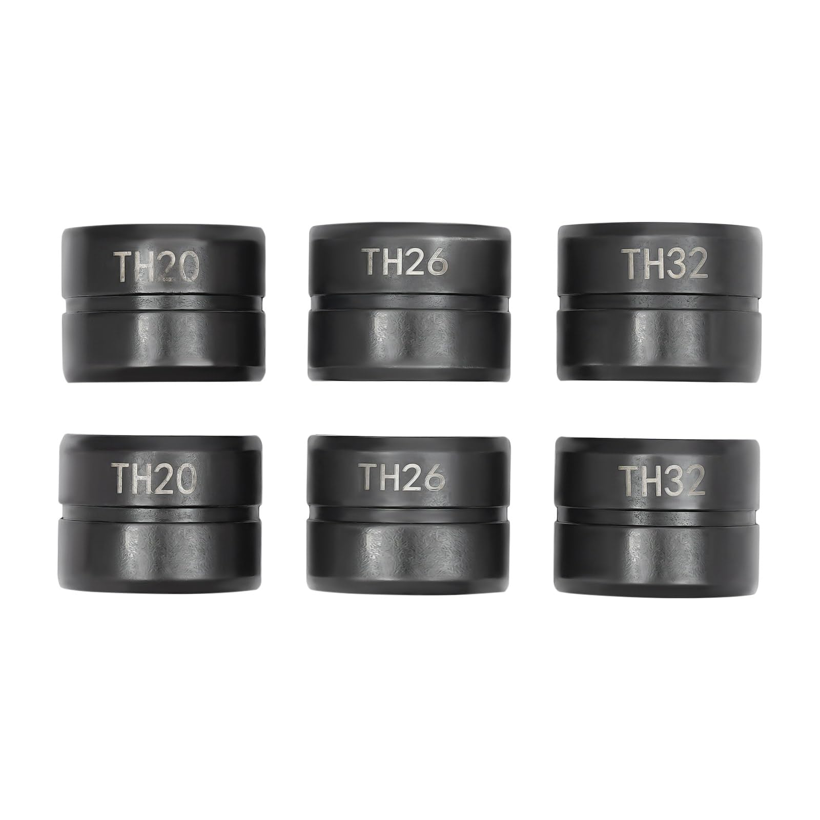 TH16 – 20 – 26 – 32 mm ganasce a pressione professionale con profilo TH per tubo composito di alluminio, plastica, PEX, rame, acciaio inox, manicotti in rame