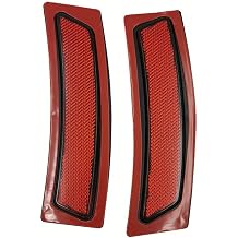 Front Bumper Reflector Side Marker Lights For BMW F30 3 Series F32 F33 F36 4-Series Red Lens