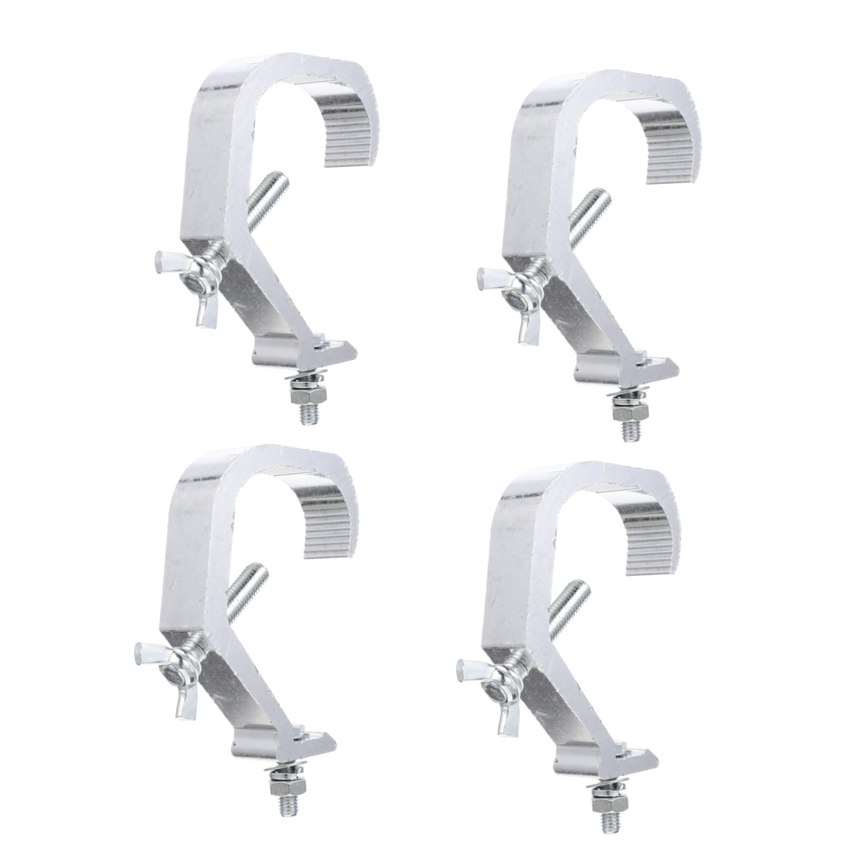 CONGARTENO 4pcs Aluminum Alloy Stage Light Clamps Load Capacity Dj Lighting Hooks for Truss Compatible with Moving Head Beam and LED Par Lights
