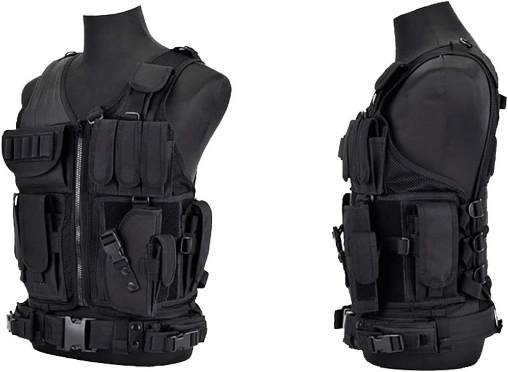 Tactical Airsoft Vest for Outdoor Hunting Army Fan Combat Training CS Game 600D encrypted Nylon Fabric