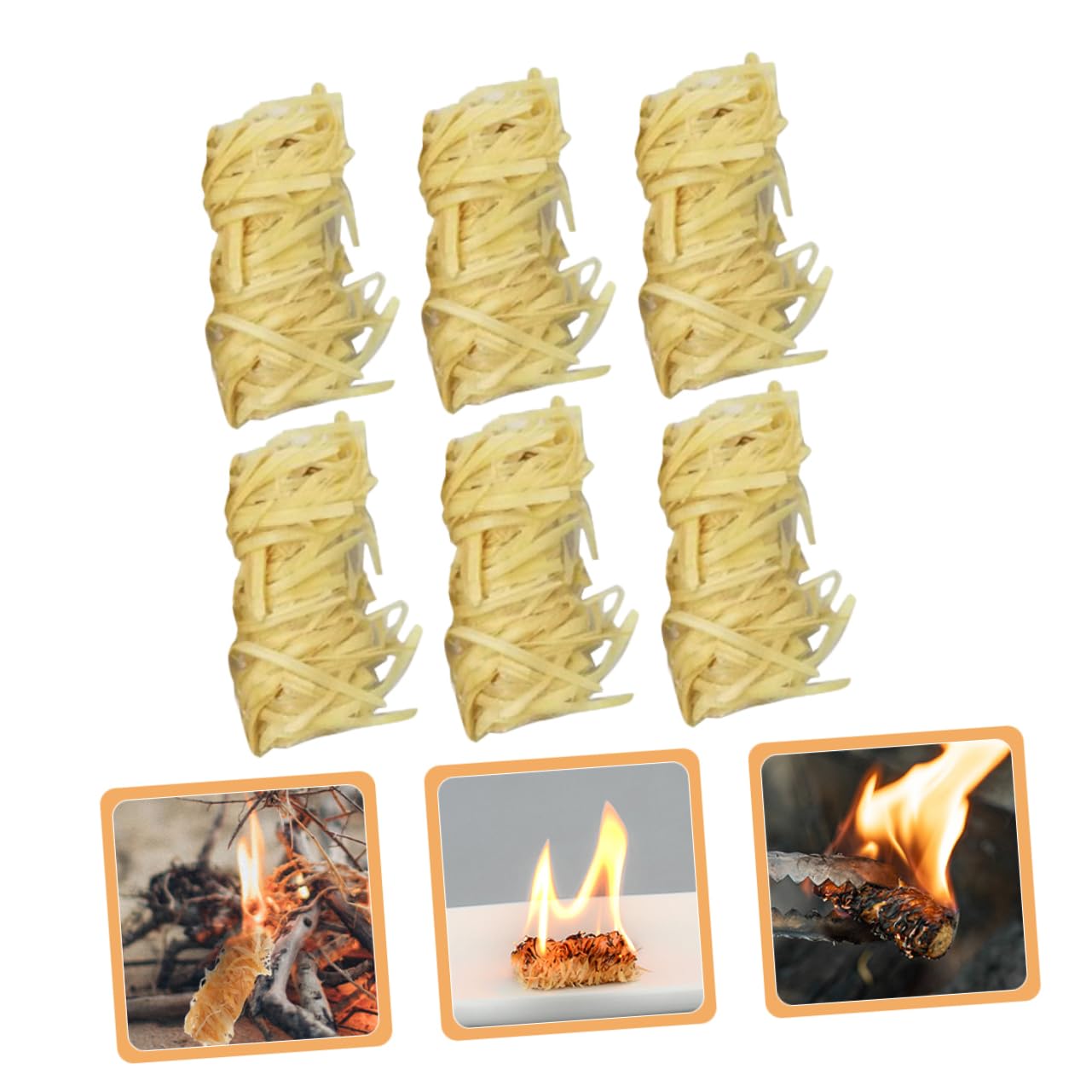 Toyvian 150stücke Naturholz Feueranzünder Für Grill Und Camping Schnelle Und Zuverlässige Feuerstarter Für Wetterlage Für Outdoor-kochabenteuer