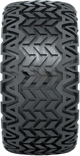 Miniatura 6 de GTW 10 Inch Golf Cart Wheels and Tires Combo  GTW Tempest MachinedBlack Wheels on 20x10-10 Predator All Terrain Tires  Set of 4