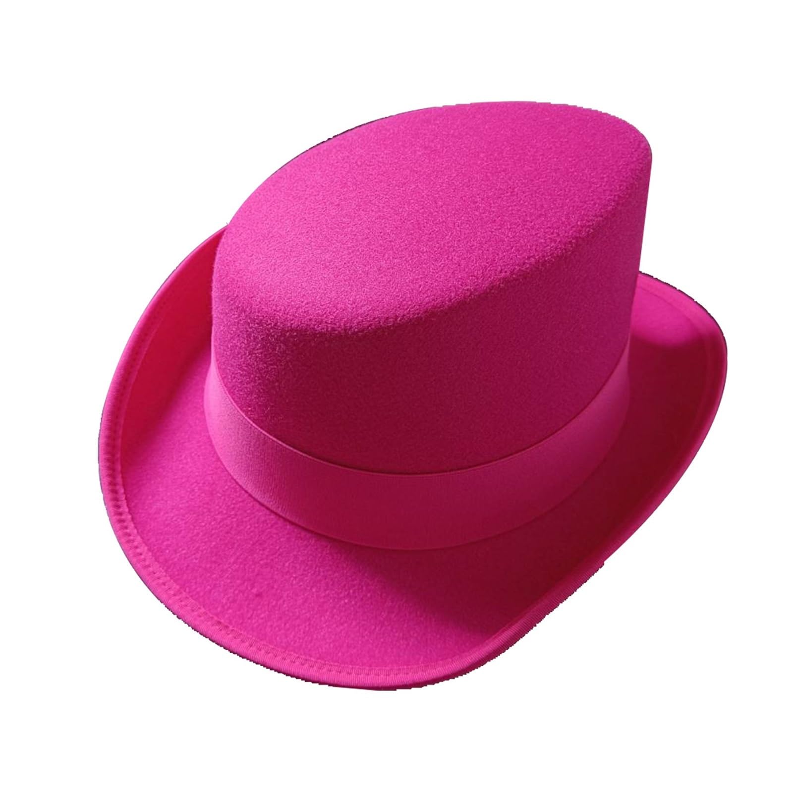 Sombrero Copa Sombrero de Fieltro de Copa Alta, Sombrero de 9 Colores, Sombrero mágico, Sombrero de Copa for Hombre(Purple)