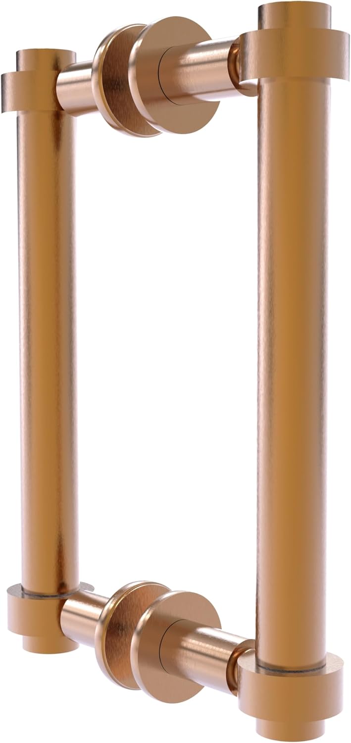 Allied Brass 404-8BB-BBR Contemporary 8 Inch Back to Back Shower Door Pull, Brushed Bronze