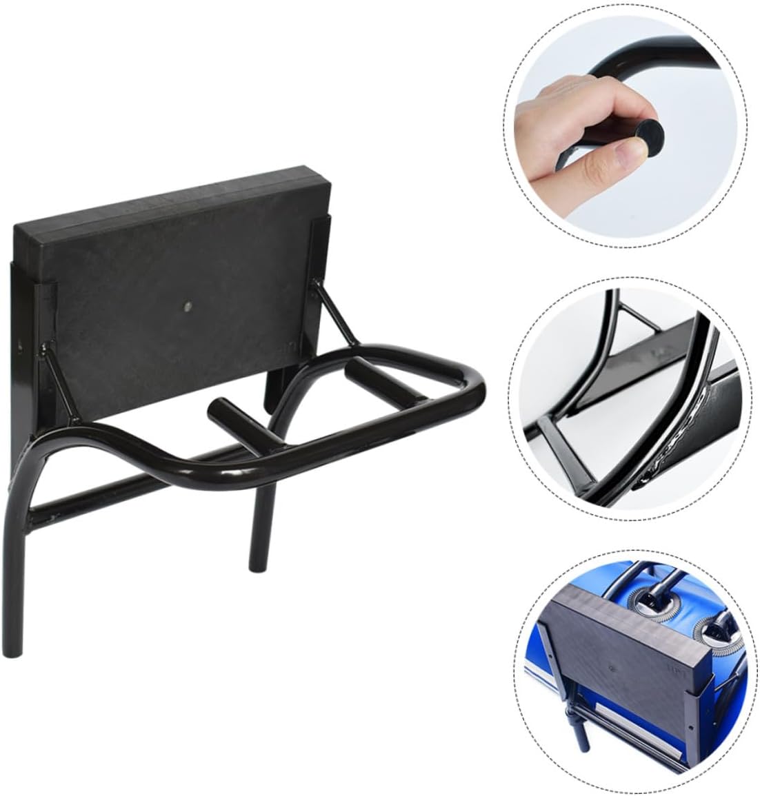 Kayak Outboard Motor Stand Metal Motor Mount Bracket Holder for Inflatable and Fishing Boats, Boat Engine Support Rack for Outdoor Water Sports