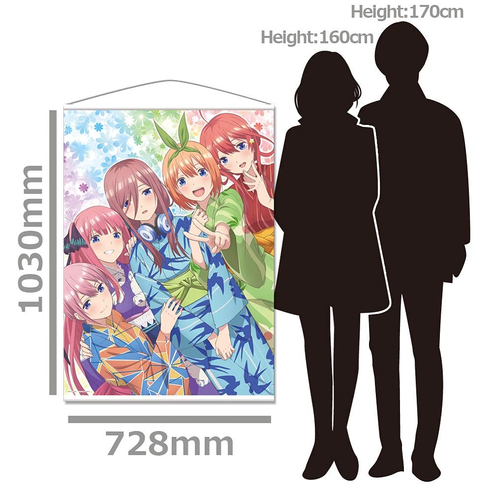 Amazon.co.jp: 五等分の花嫁 B1タペストリー[一花＆二乃＆三玖＆四葉