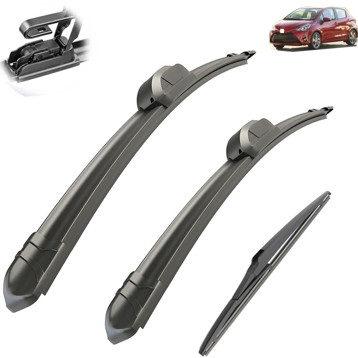Car Wiper Compatible with Toyota Yaris MK3 2011-2019 Car Front