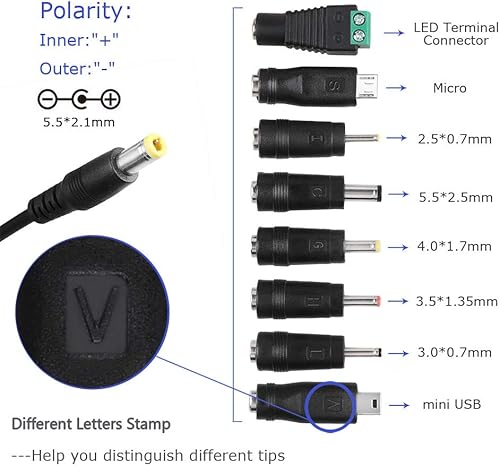 Miniatura 5 de AlloverPower 3 V - 24 V 15 A 36 W kit de fuente de alimentación de CC ajustable adaptador de control de velocidad interruptor de encendido y apagado