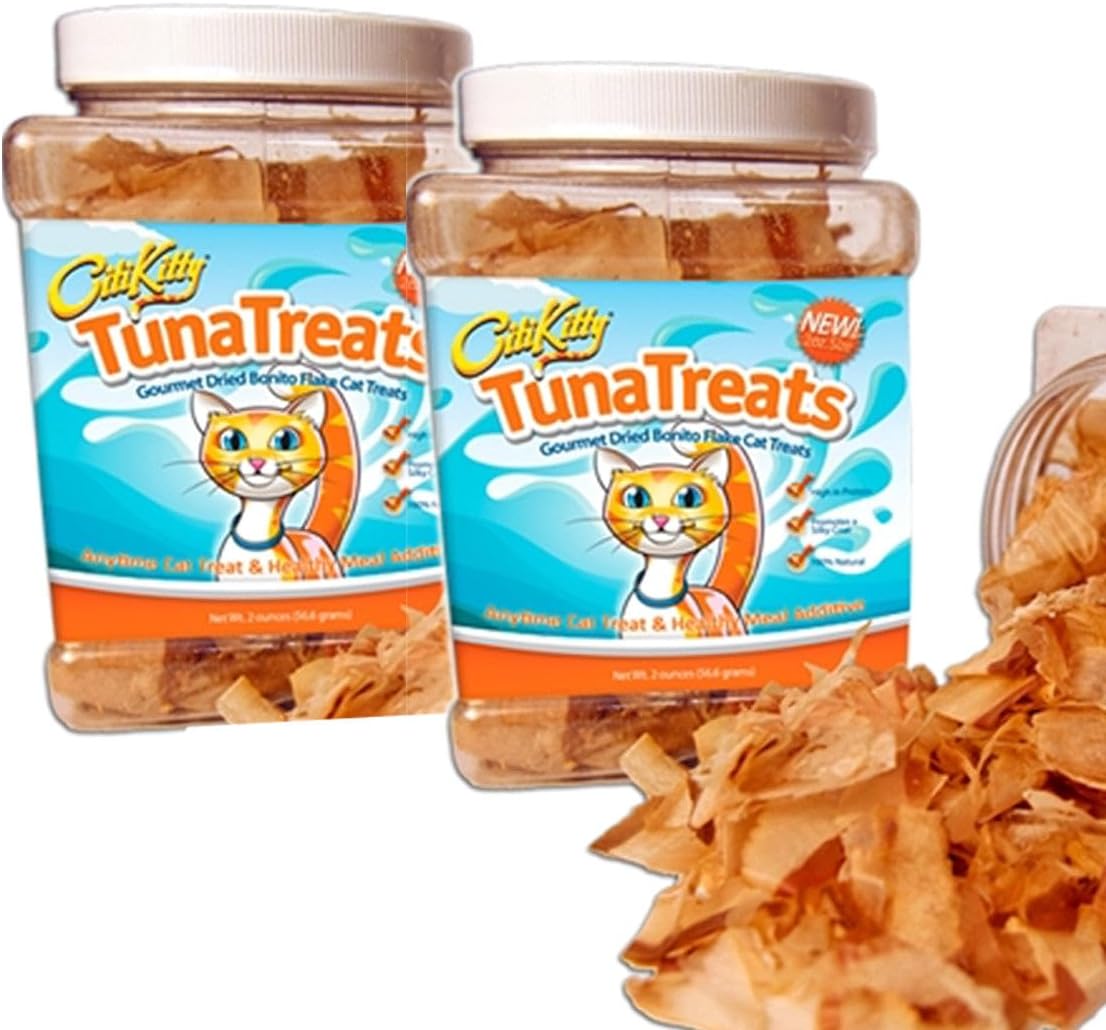 CitiKitty TunaTreats Gourmet Dried Bonito Flakes Cat