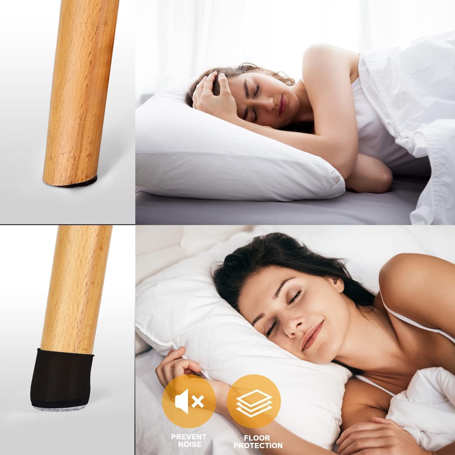 Feltrini Sedie 20 Piedini Per Sedie In Silicone Antiscivolo E