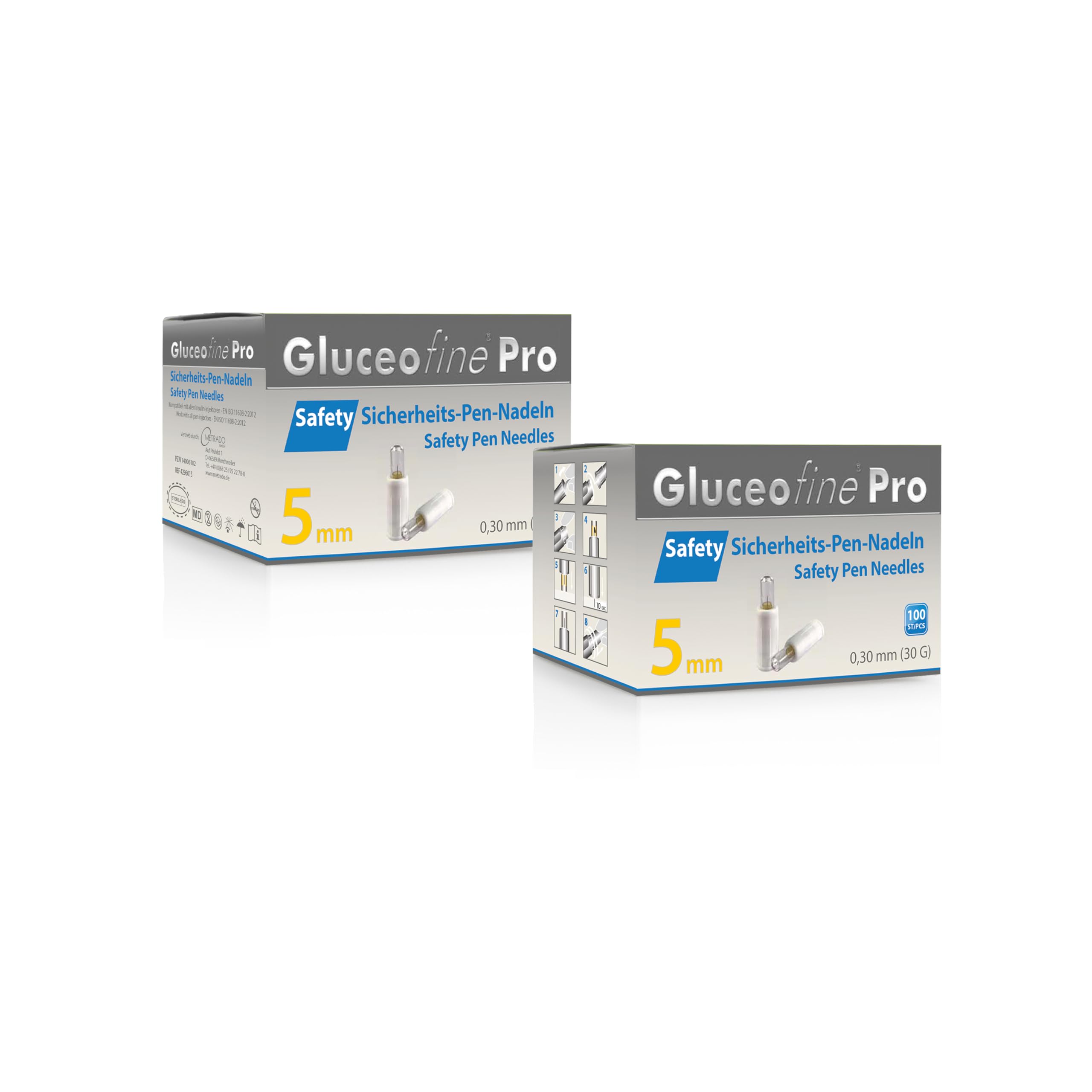 Pro Sicherheits-Pen-Nadeln (versch. Größen) (30Gx5mm)
