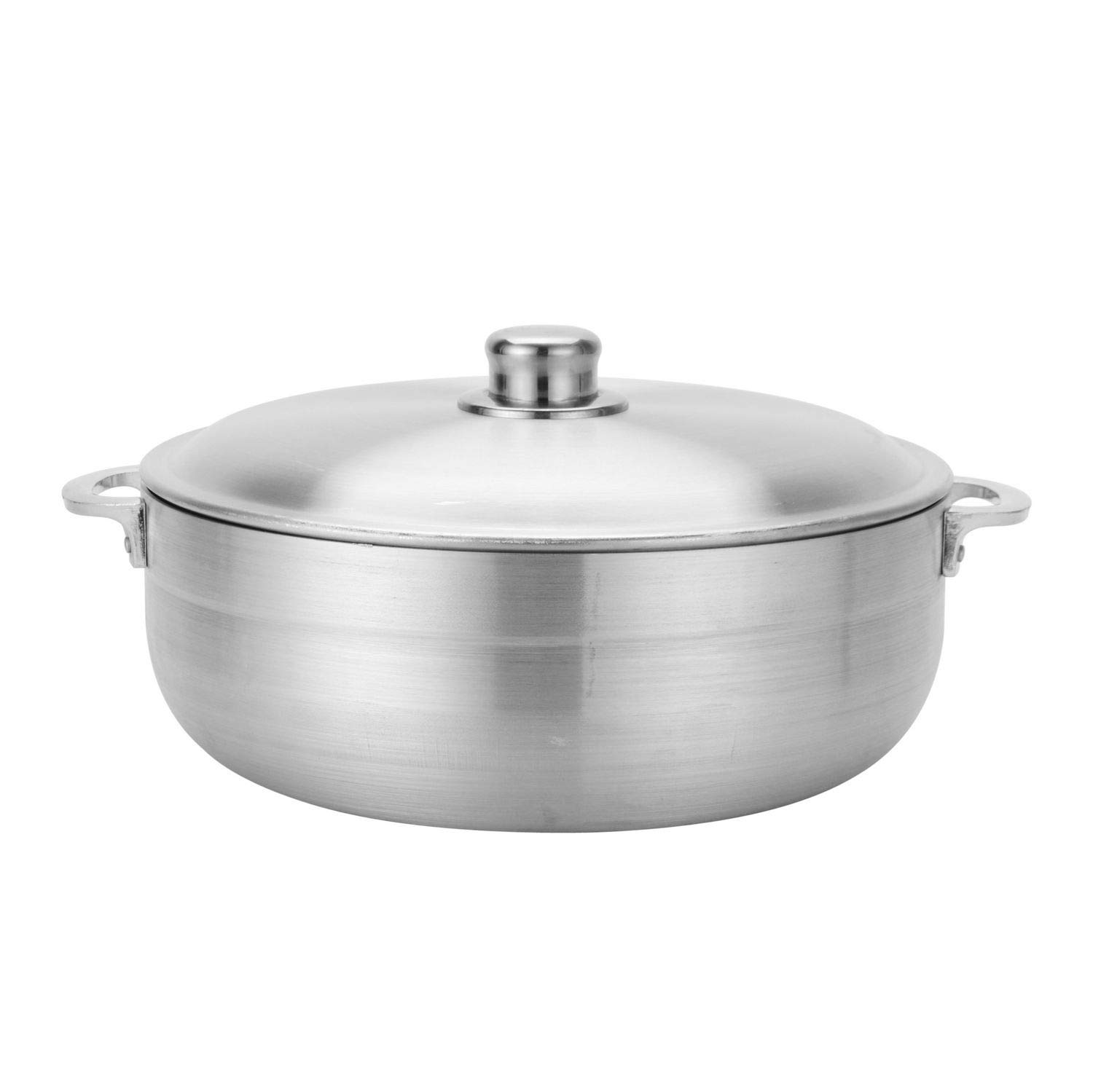 Aramco Alpine Gourmet Caldero, 13-Quart, Silver
