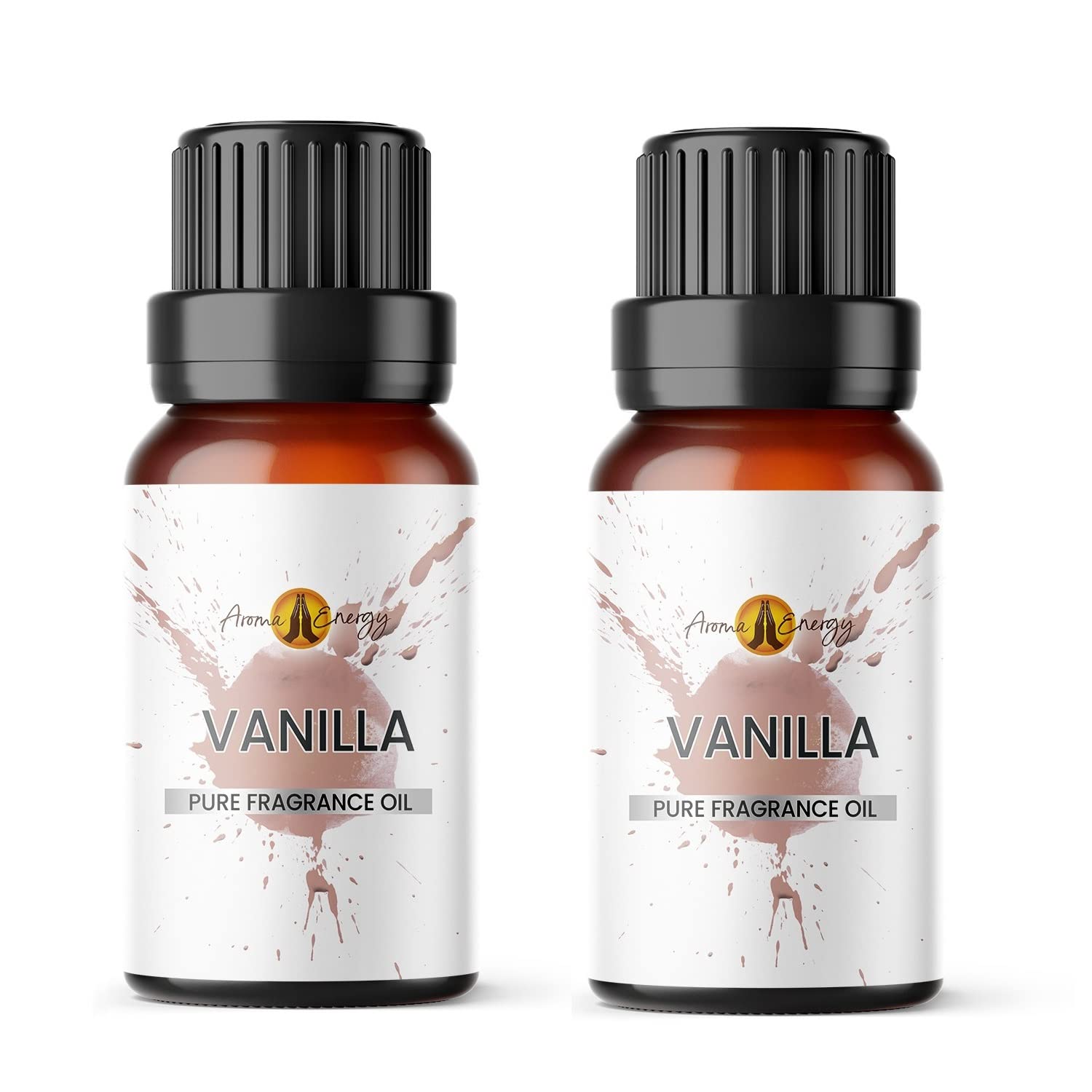 Aroma Energy | Vanilla Fragrance Oil 20ml (2 x 10ml) - Highly Scented Oil for Making Candle, Soap, Wax Melt, Diffuser etc — image 1