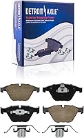 Vista 103 de Detroit Axle - Pastillas de freno para Dodge Dart 2013-2016 2014 2015 pastillas de freno de cerámica con reemplazo delantero y trasero de hardware