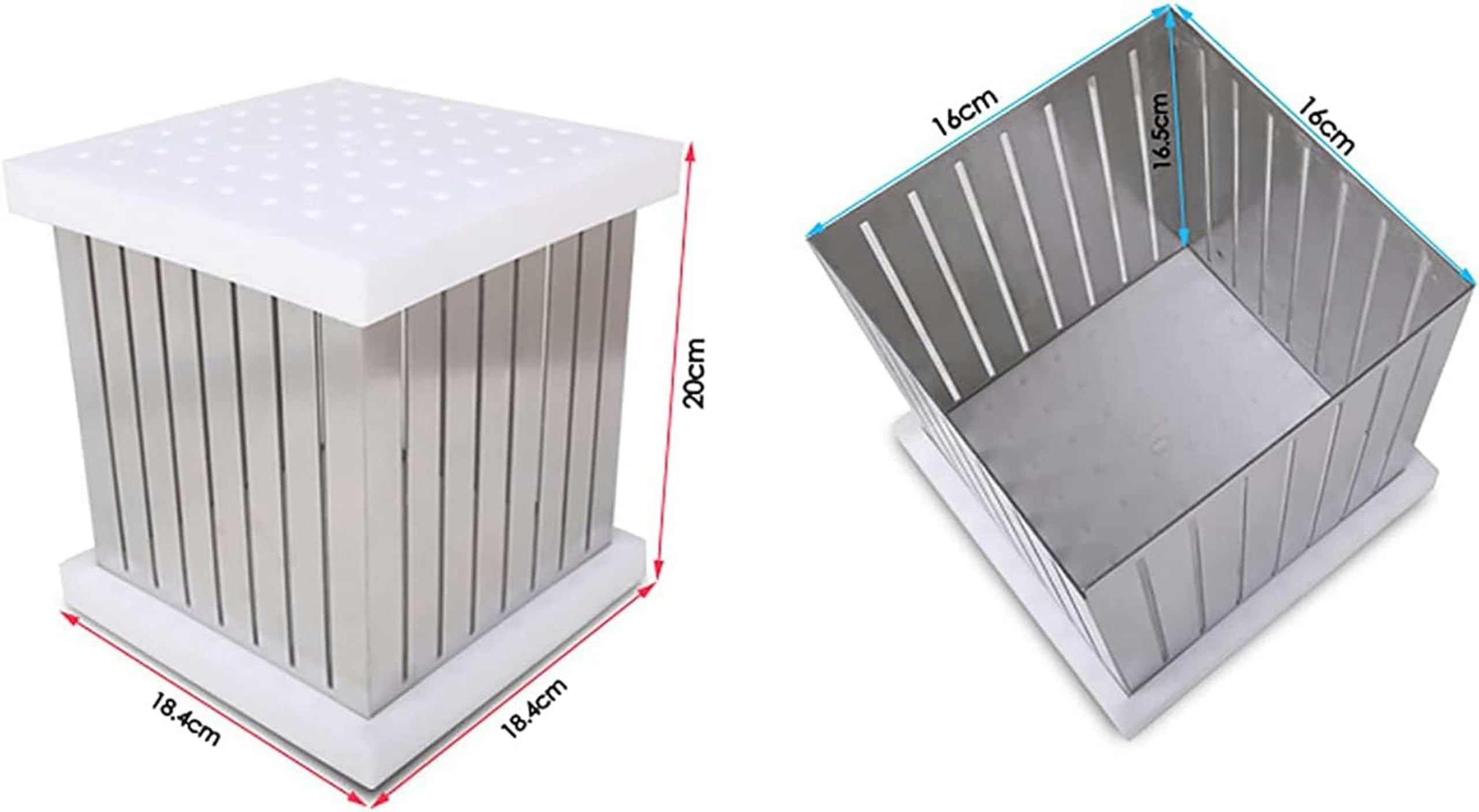 Spiedini per barbecue a 64 fori, scatola per la preparazione di kebab, affettatrice per carne, barbecue, spiedini, kit per la preparazione di brochette per kebab, per cucina all'aperto