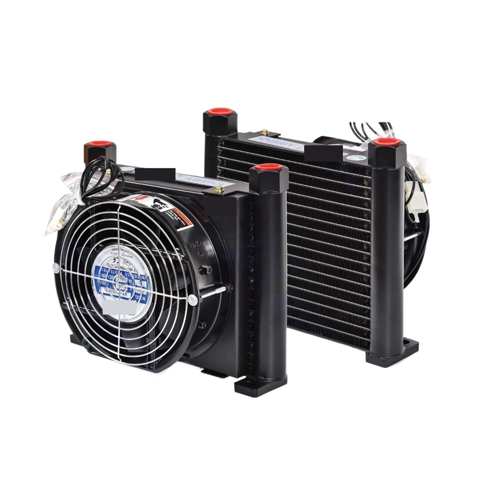Radiador intercambiador de calor AJ0510T-CA 10 l/min, enfriador aceite hidráulico, disipación alta eficiencia energética Reducción rápida de temperatura(AC220V)