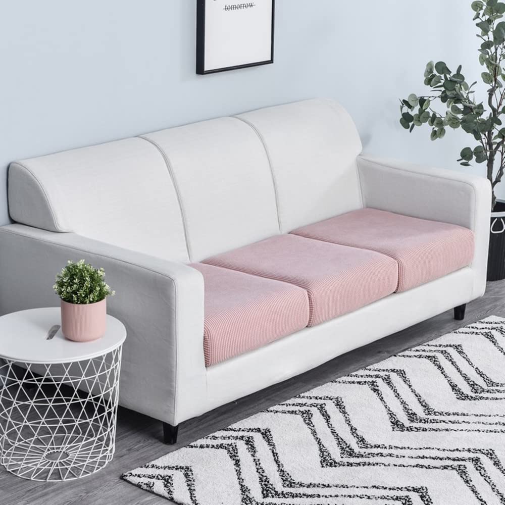 Elover Sofa Seat Cushion Cover-Highly Elastic Seat Cover,Living Room Sofa Seat Cover Furniture Cover Non-Slip and Soft - Image 3