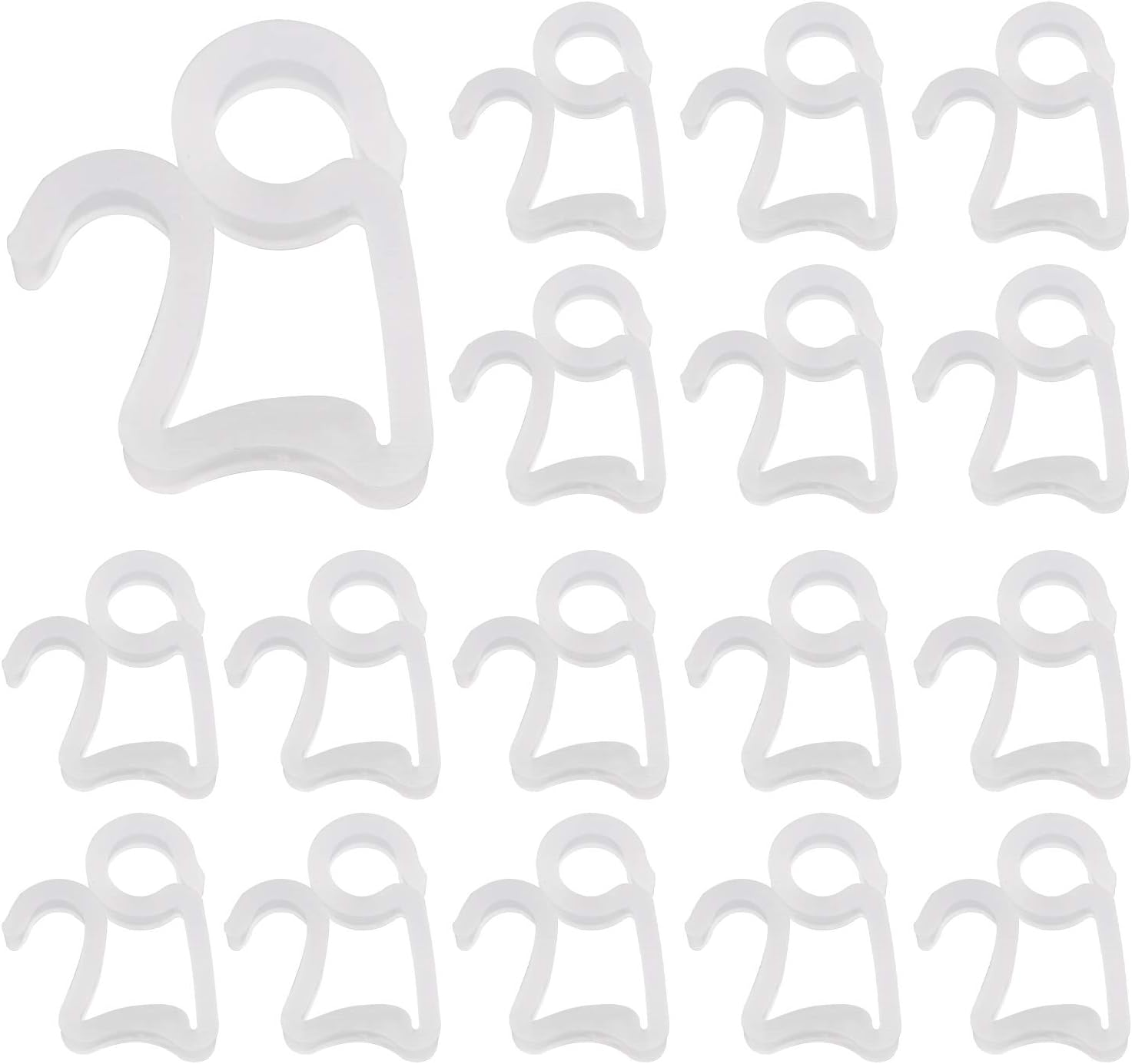 120Pcs Christmas Light Gutter Clips Hanging Hangers Hooks for Christmas