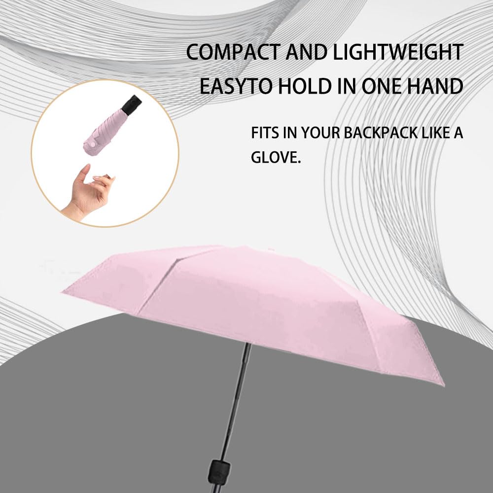 Adjustable Steering Angle, Clip-On All-Round Protection, Convenient and Lightweight, for Sun Protection Lightweight, Easy to Install, Stroller Umbrella, Baby Umbrella Stroller Accessory. (Pink) - Image 5