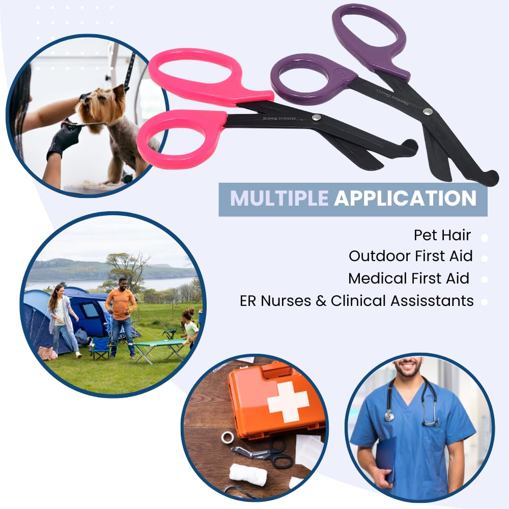 2Pcs Trauma Shears 7.25