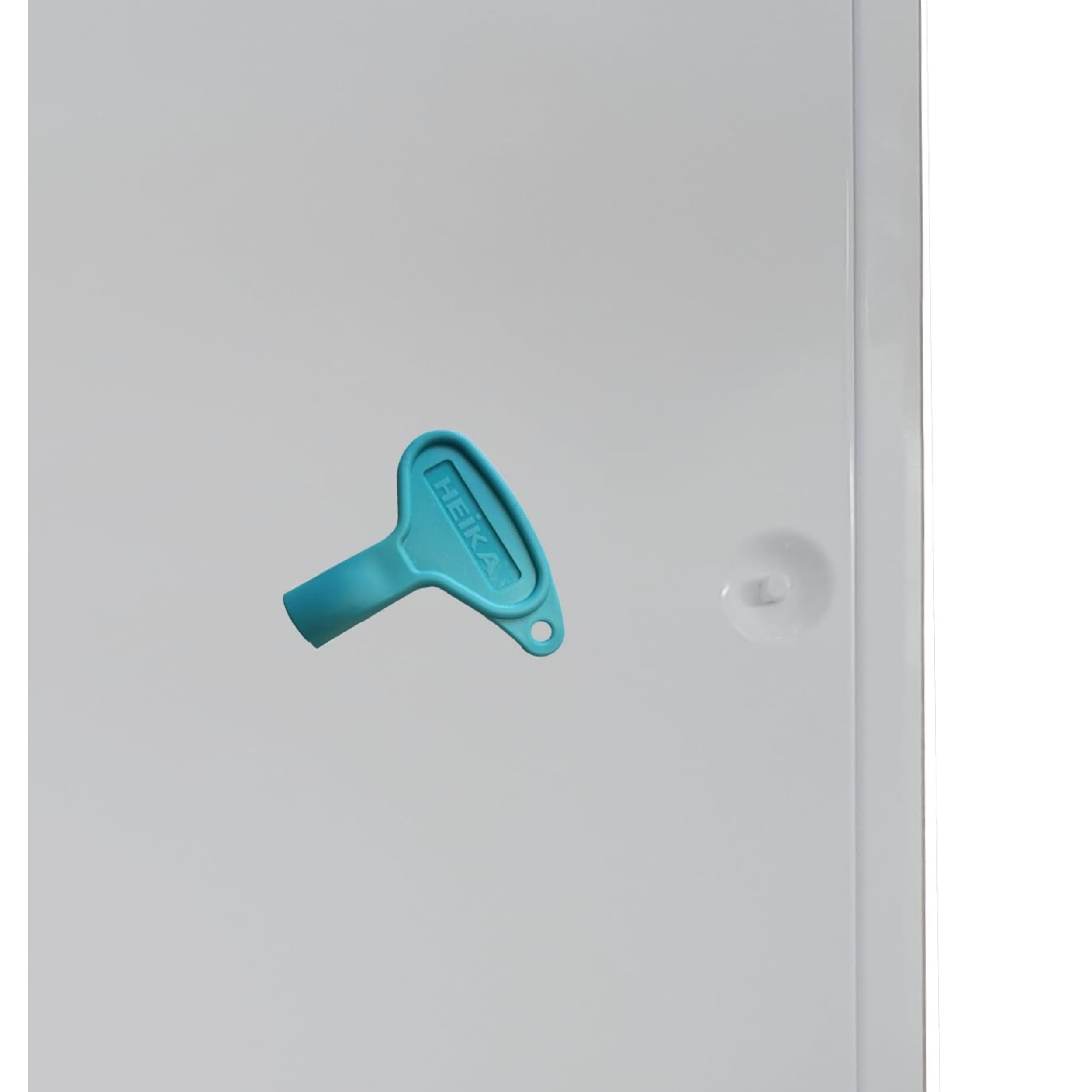 Trappe de visite Softline 500 x 700 mm blanc "The White Edition" serrure batteuse à clé carrée pour pose en cloison ou au plafond