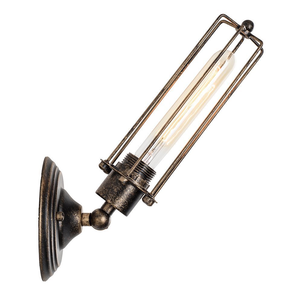 Vintage Wall Light, GLADFRESIT Industrial Lighting Adjustable Socket