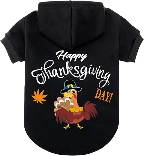 Miniatura 12 de EXPAWLORER Sudaderas con capucha para perros - Sudadera suave y cálida de otoño e invierno con agujero para correa, ropa de invierno y otoño