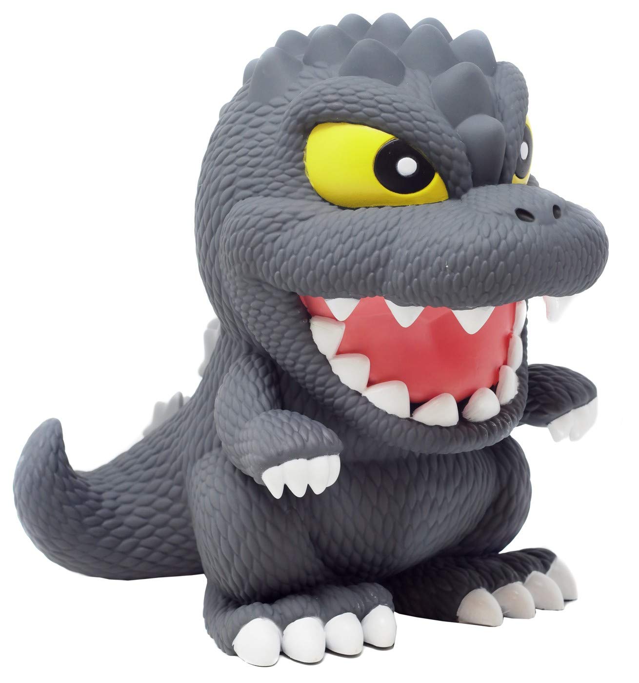 ゴジラ フィギュア 貯金箱　　蓋自作 Amazon.co.jp: ミュージックつき自動ゴジラ貯金箱 43234-2384