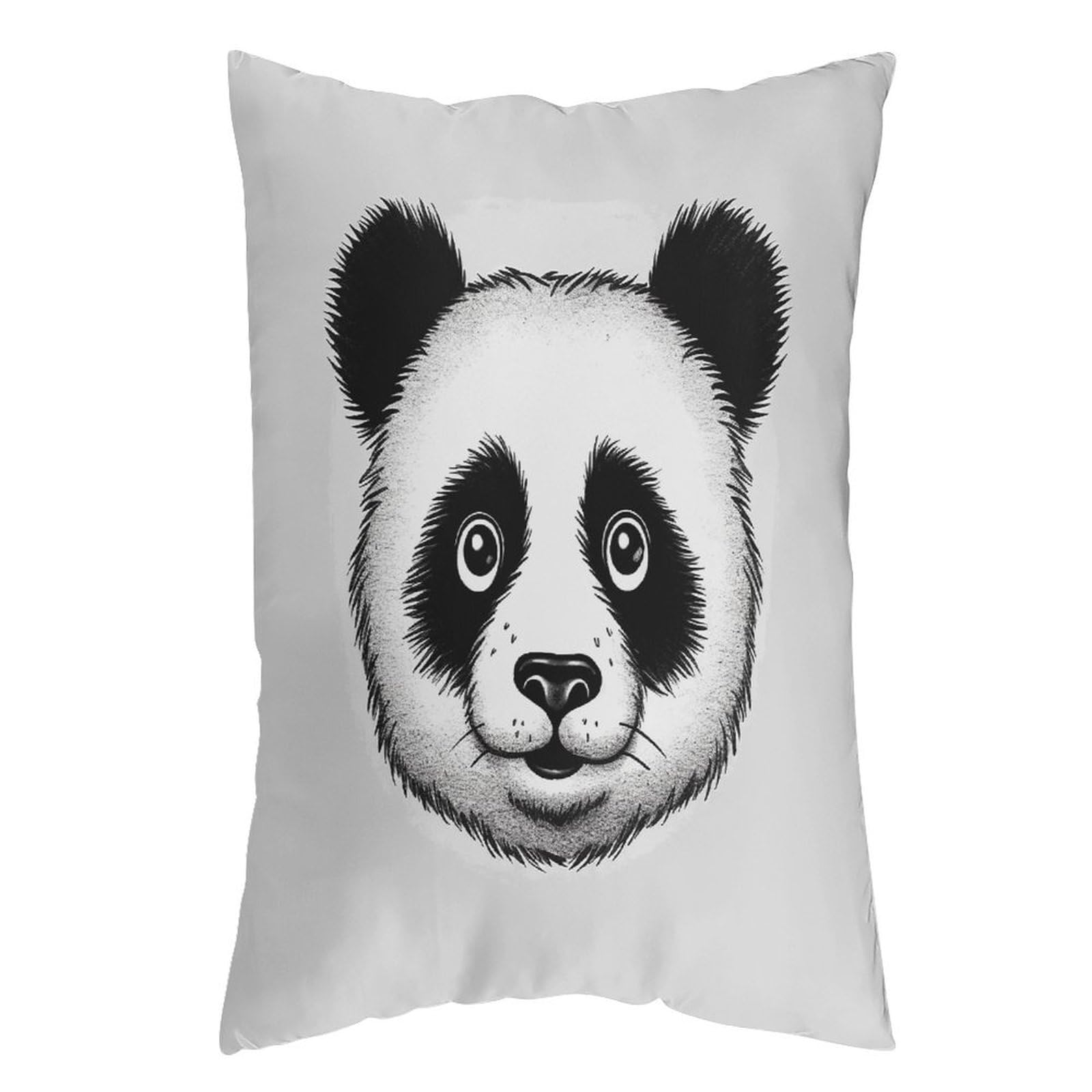 FekiLoot Anime Panda Face Throw Pillow Cover Soft Pillowcase with Hidden Zipper Lumbar Decorative Throw Pillow Covers Luxury Cozy Pillows Shams Rectangle Cushion Cases