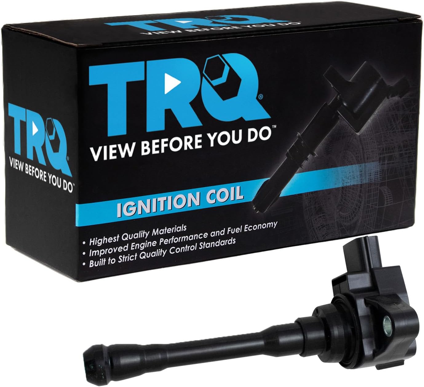 TRQ Ignition Coil Compatible with 2016-2020 Nissan NV2500 2016-2019 NV3500 2017-2020 TITAN TITAN XD