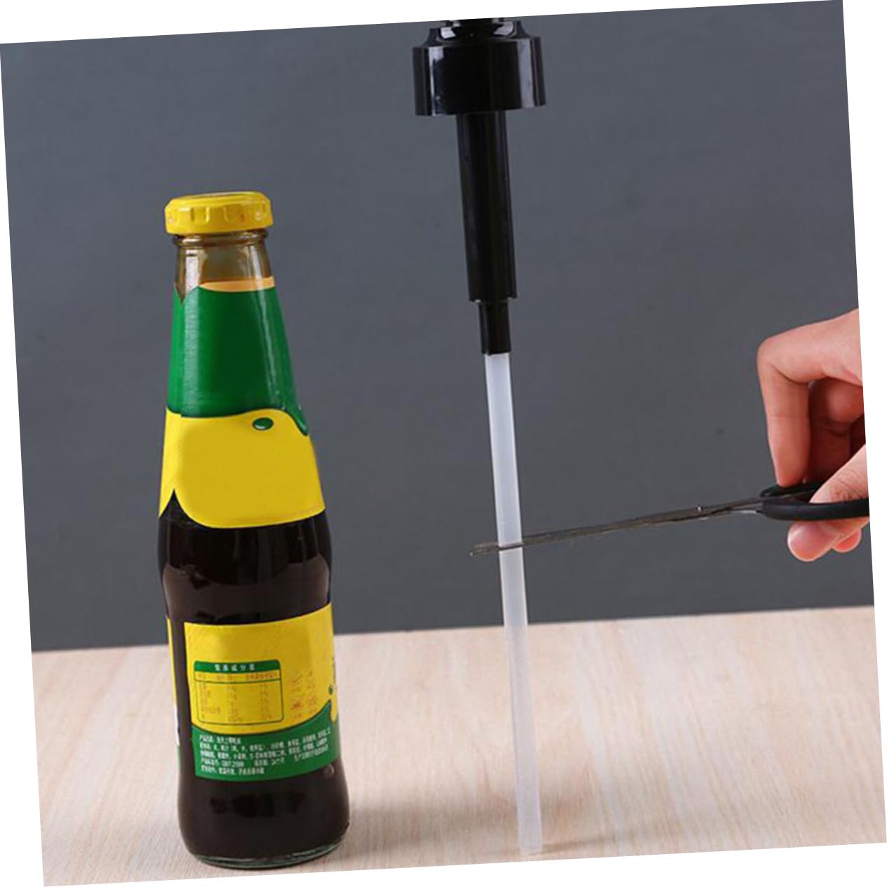 BRIGHTFUFU Oyster Sauce Pump Syrup Dispenser Accessories Set for Bottle Sauce Dispenser